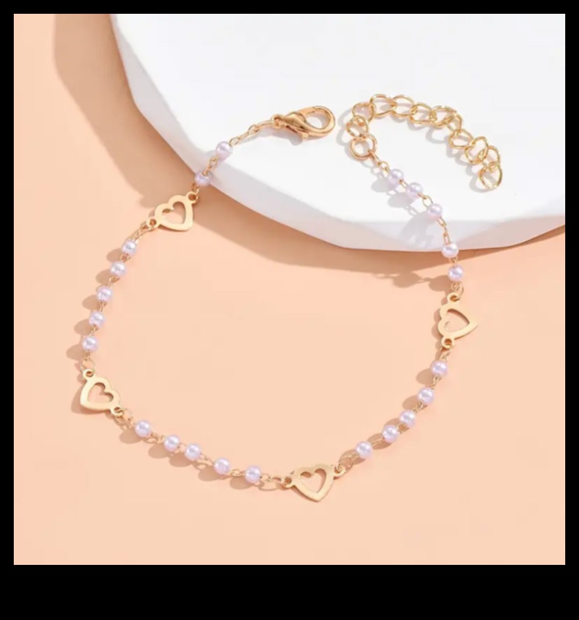 Radiant Romance: Let Love Shine with Our Romantic Anklet Series