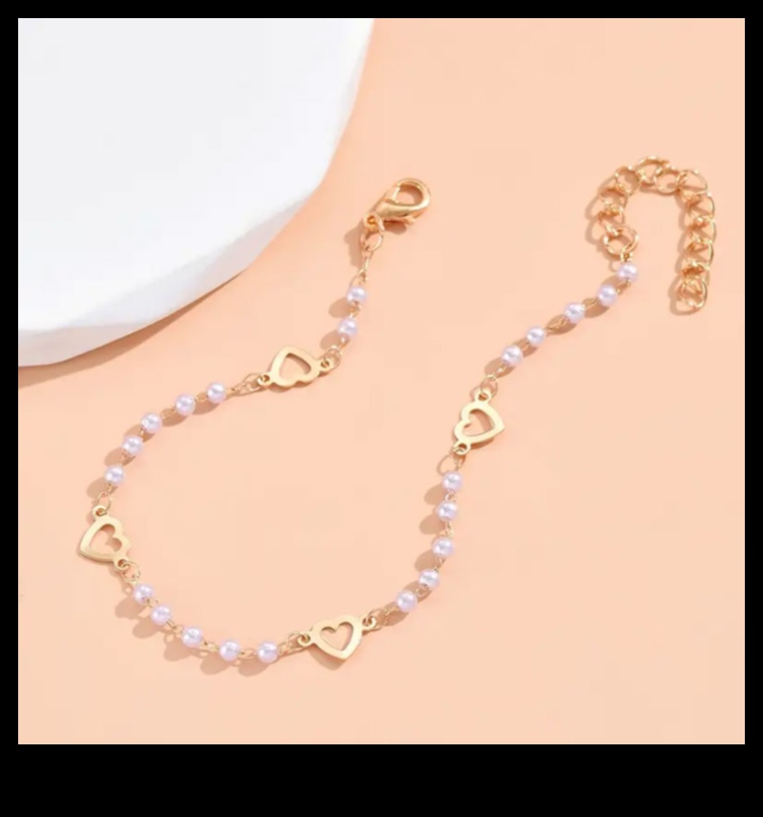 Radiant Romance: Let Love Shine with Our Romantic Anklet Series